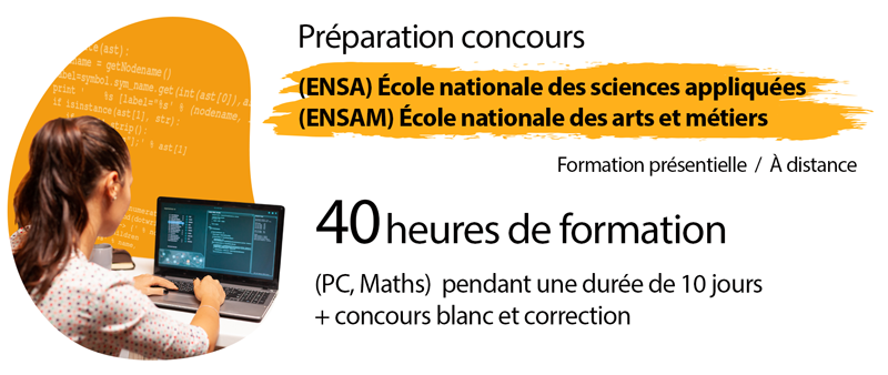 Préparation concours ENSA / ENSAM